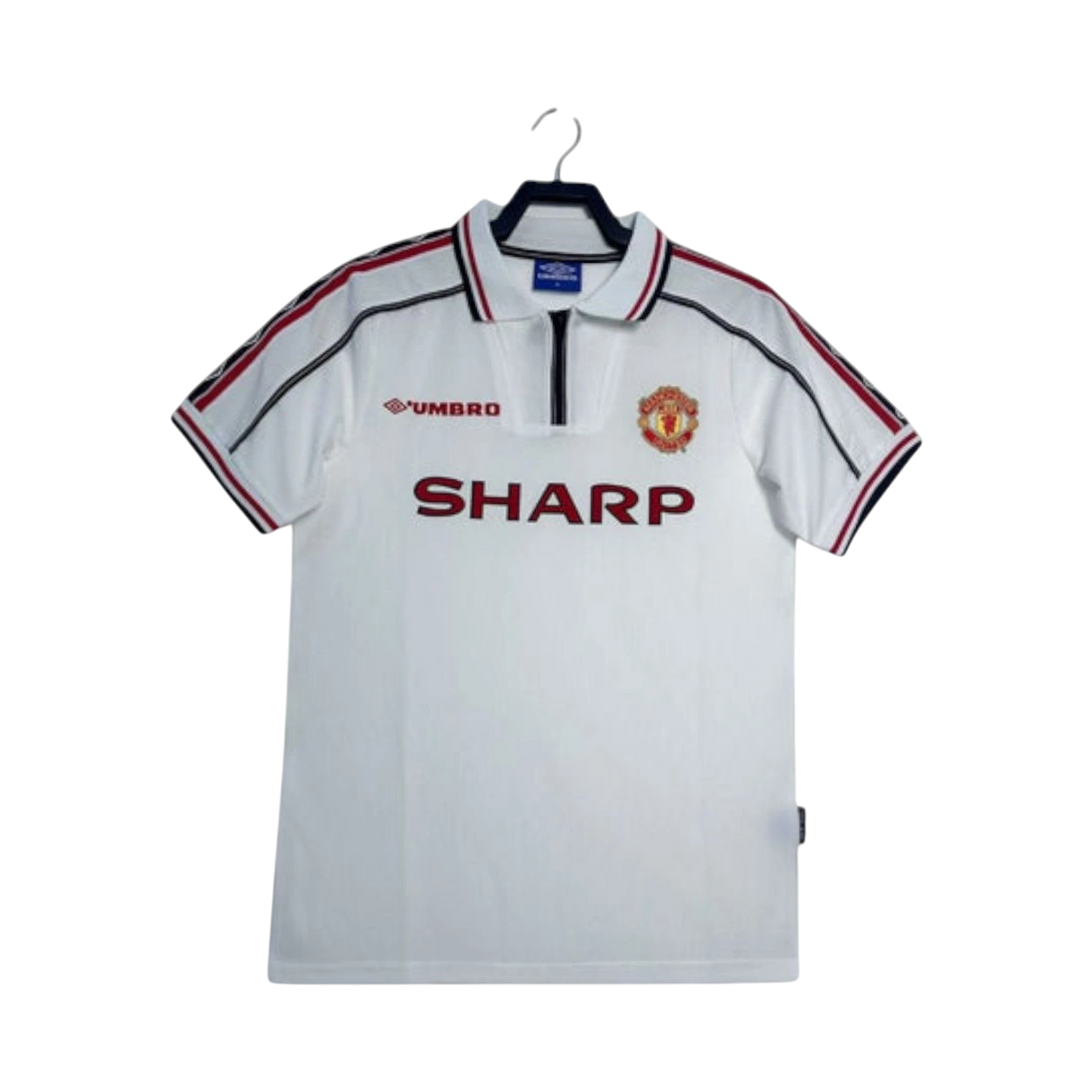 Manchester United 1998 White Retro Jersey