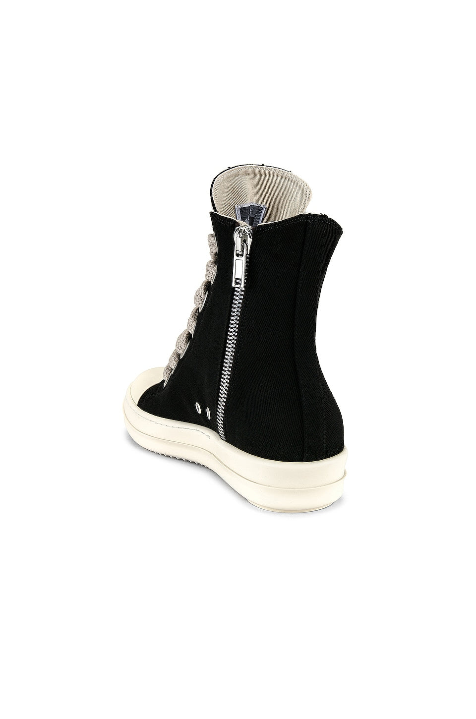 RICK OWENS Black Jumbo Lace High