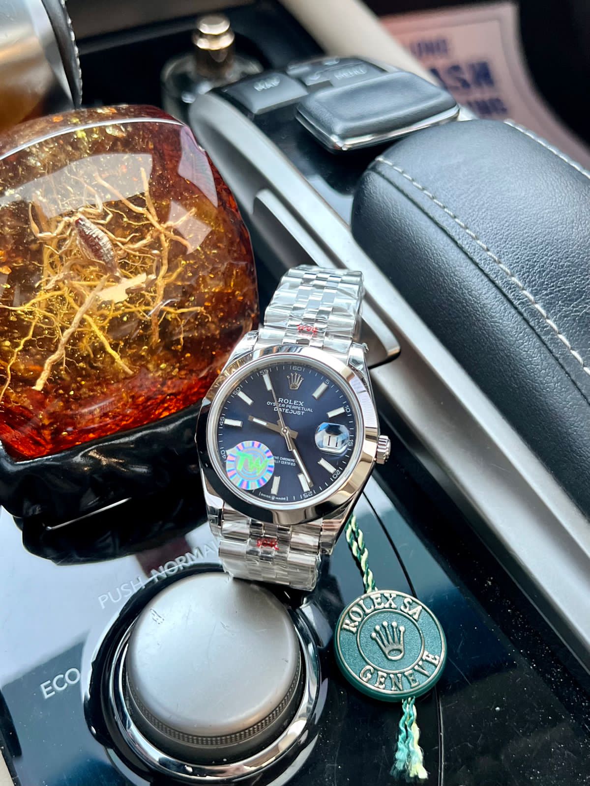 Rolex Datejust 41 Blue Motif NEW Box/Card 2023