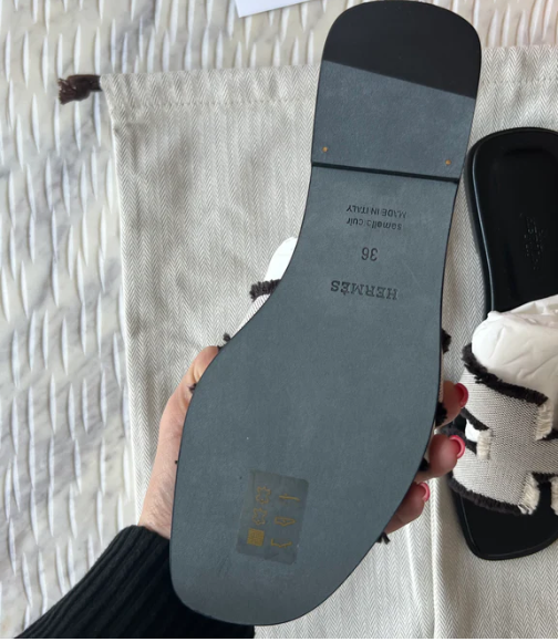 Hermes Oran Sandals