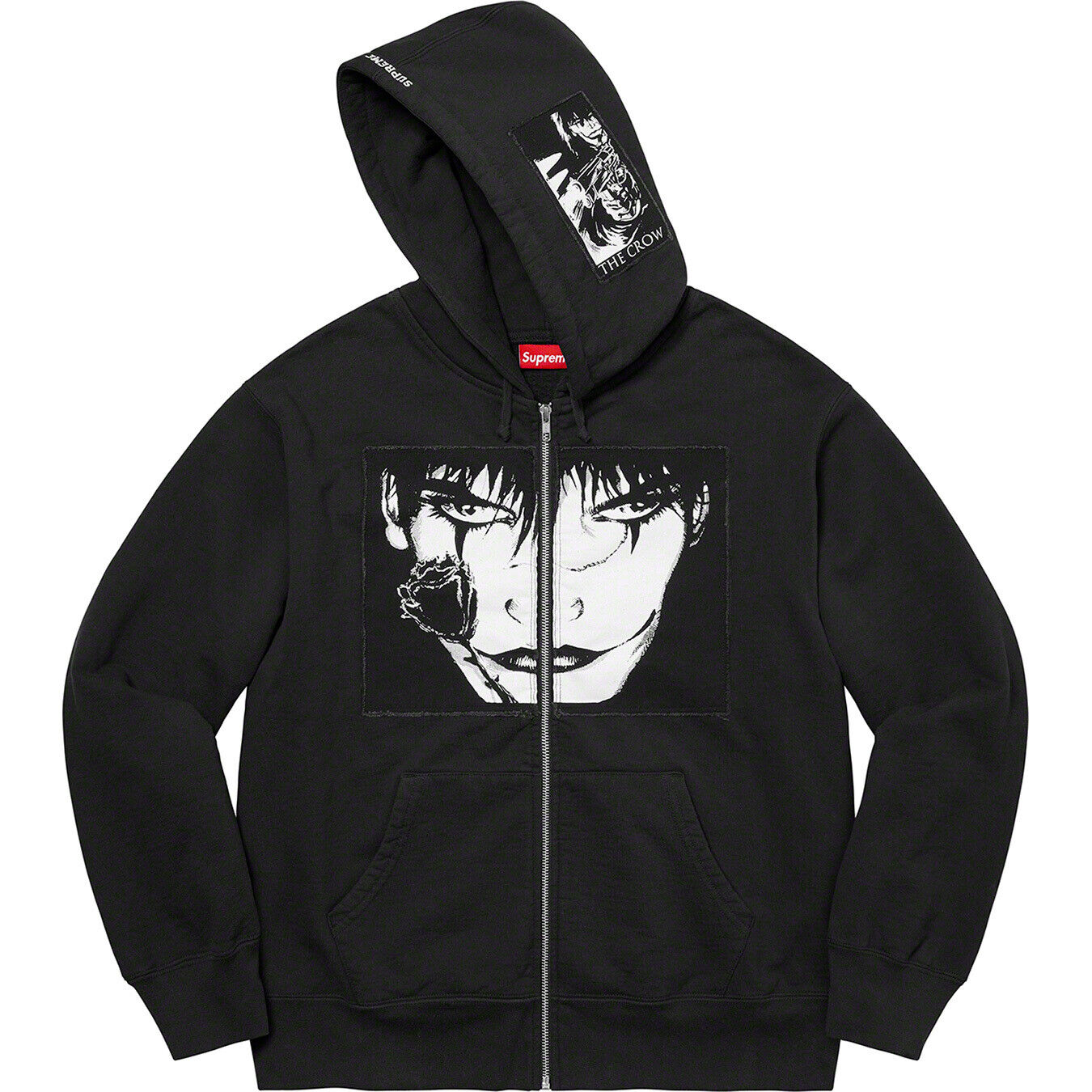 Supreme The Crow Zip Up Hooded