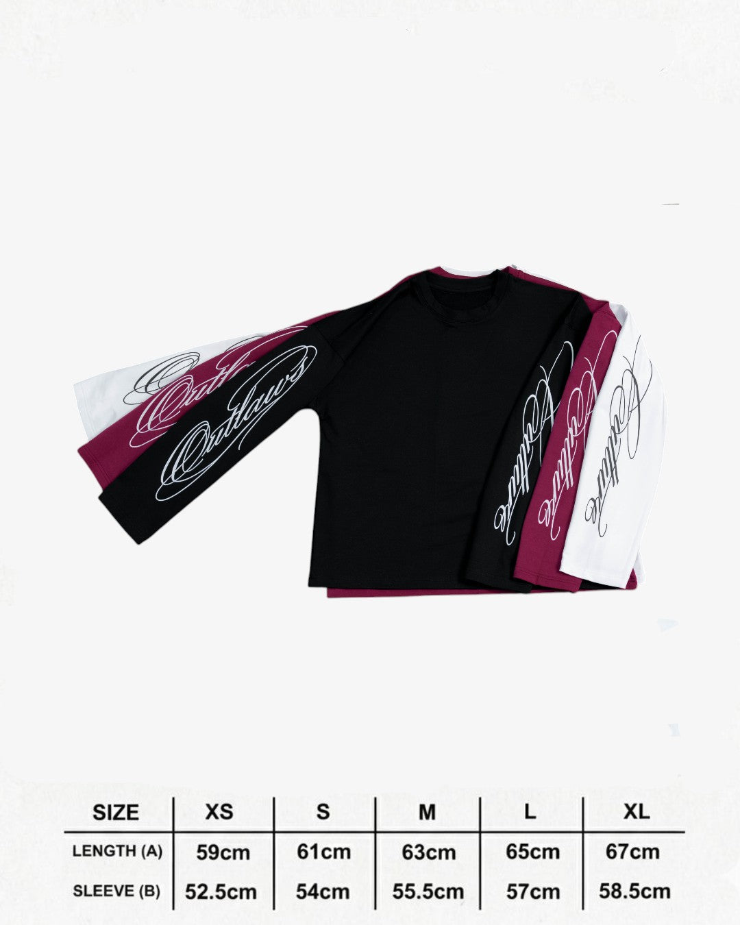 OUTLAWS CULT Signature long sleeve White