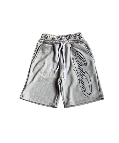 GRAY OUTLAW SHORTS