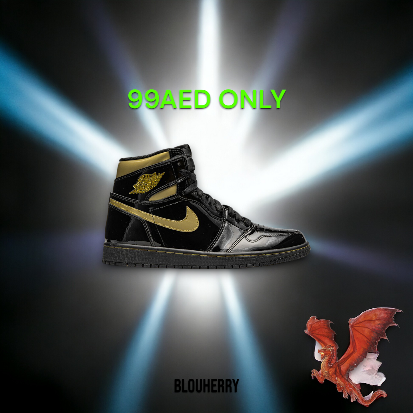 Jordan 1 Black And Gold