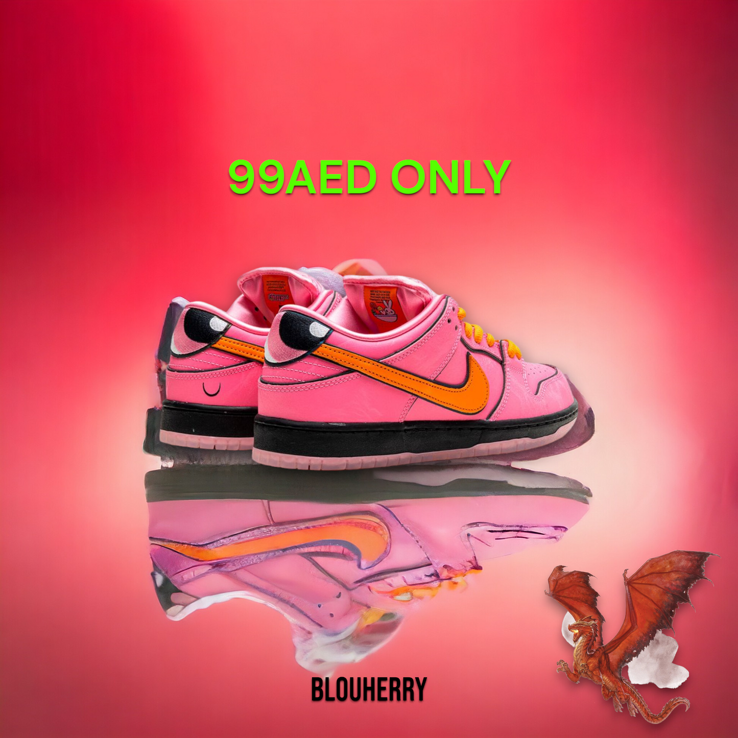 x Powerpuff Girls SB Dunk Low "Blossom"