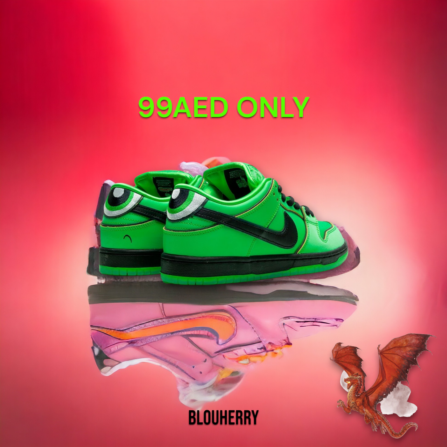 x Powerpuff Girls SB Dunk "Buttercup