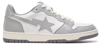 A Bathing Ape Court Sta Light Grey Cream