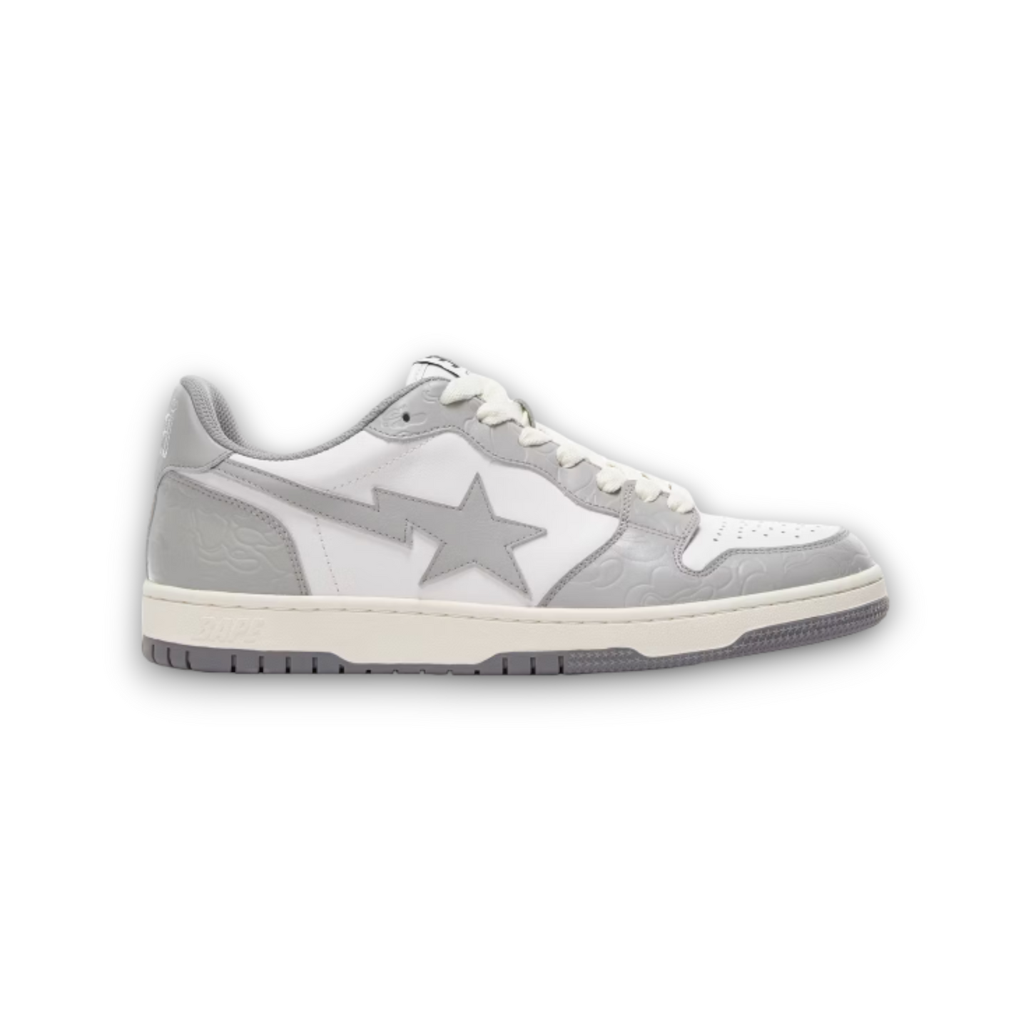 A Bathing Ape Court Sta Light Grey Cream