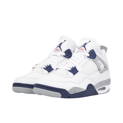 AIR JORDAN 4 RETRO "WHITE MIDNIGHT NAVY"