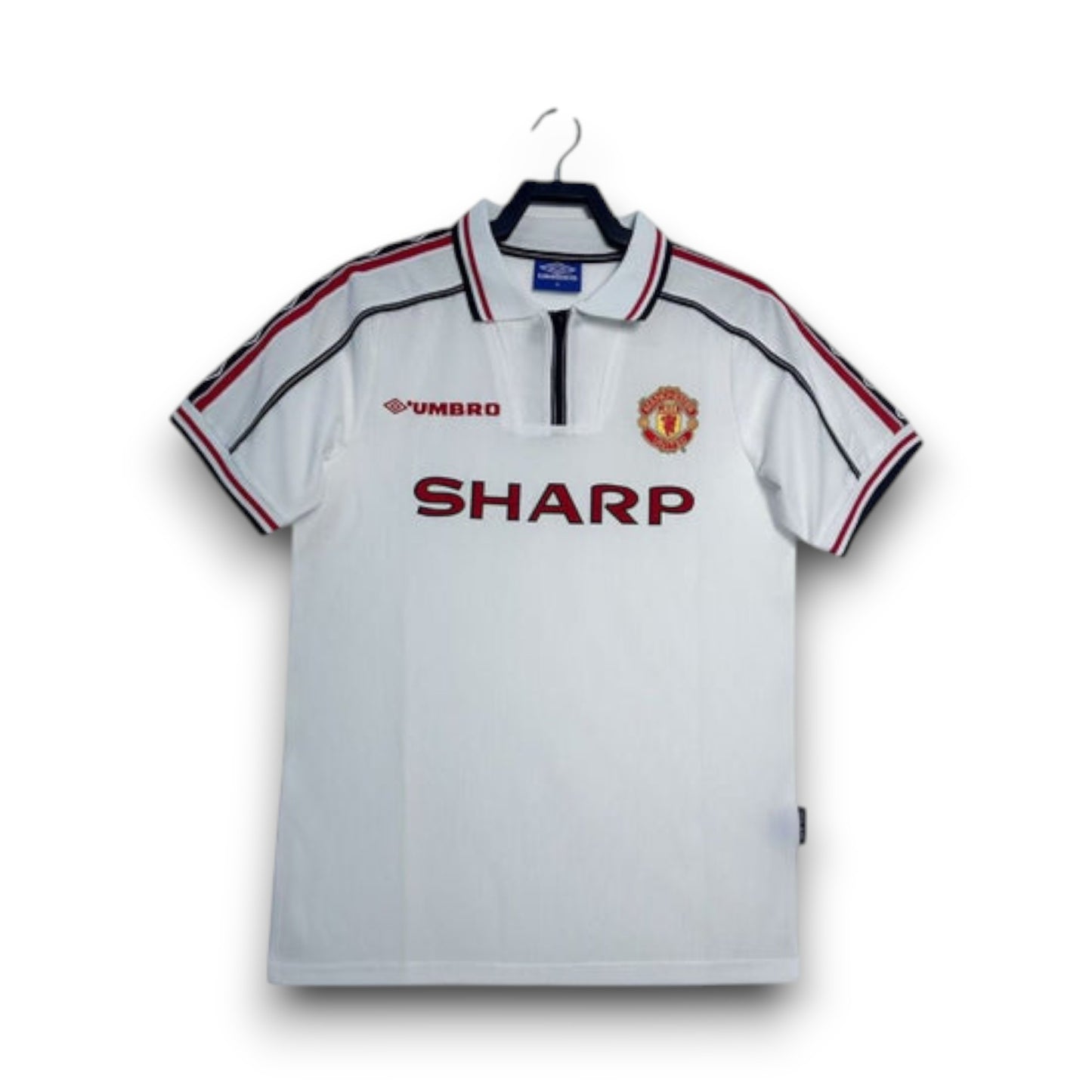 Manchester United 1998 White Retro Jersey