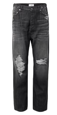 BALENCAIGA BLACK FLARED JEANS