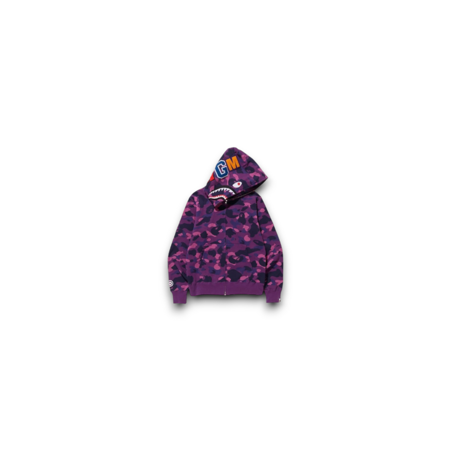 Bape  Zip up Hoodie Purple