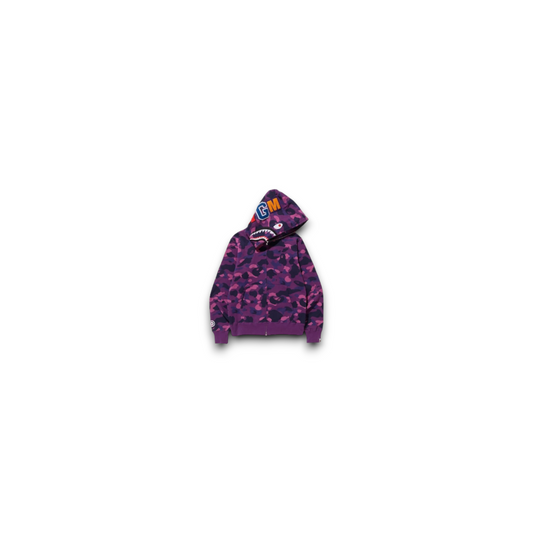 Bape  Zip up Hoodie Purple