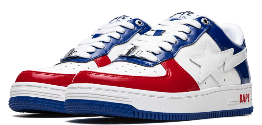 BAPE Sta M1 White / Red / Blue