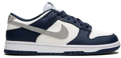 Dunk Low "Midnight Navy/Lt Smoke Grey"