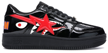 A BATHING APE BAPE STA LOW SHARK BLACK