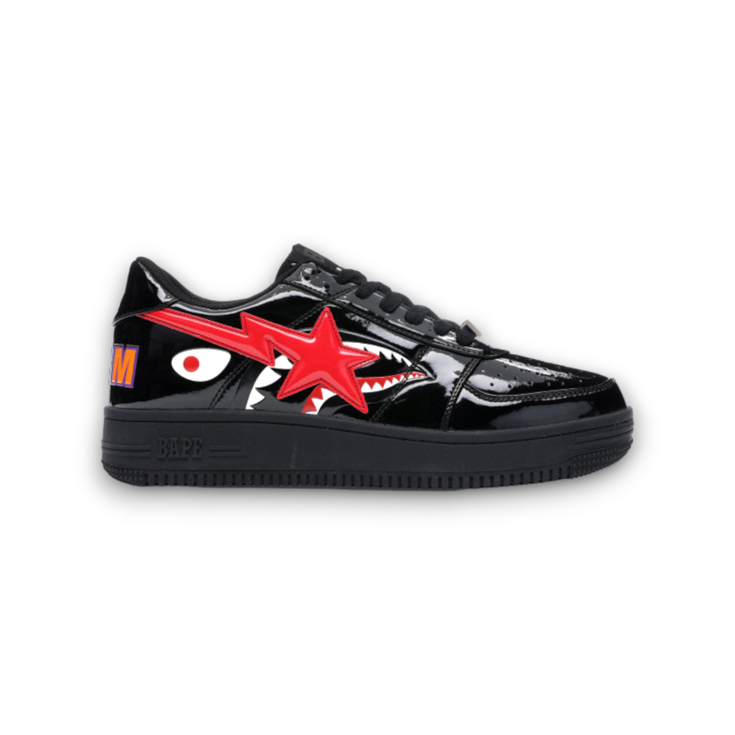 A BATHING APE BAPE STA LOW SHARK BLACK