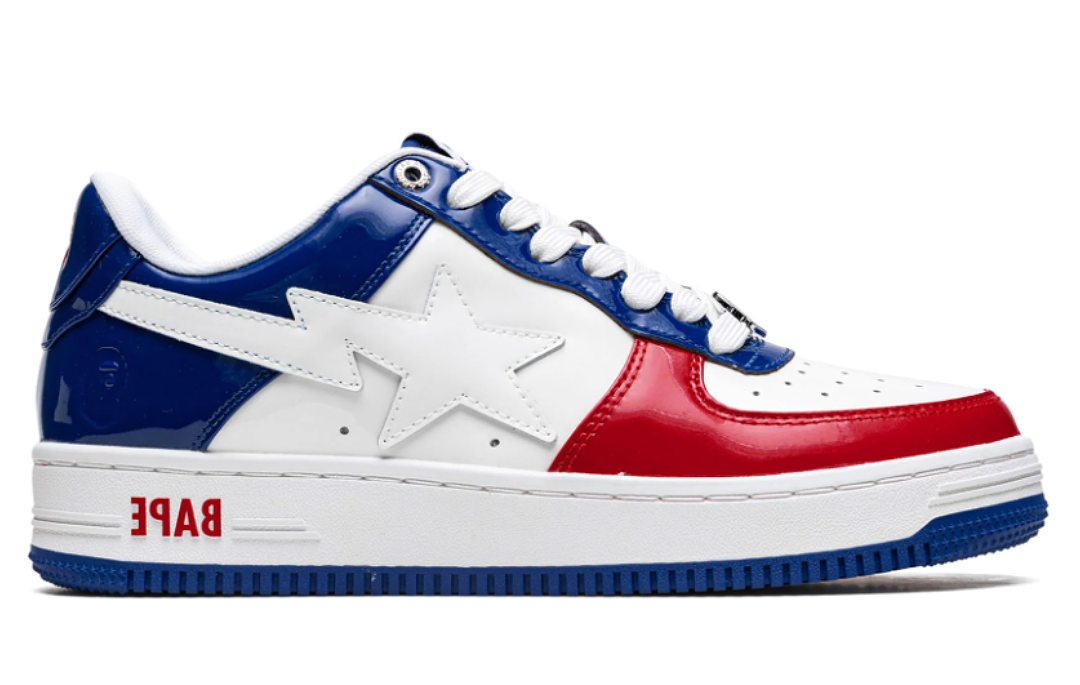 BAPE Sta M1 White / Red / Blue