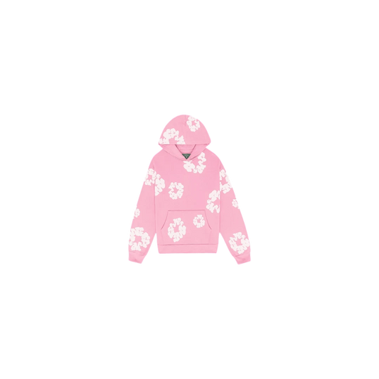 Denim Tear Hoodie Pink