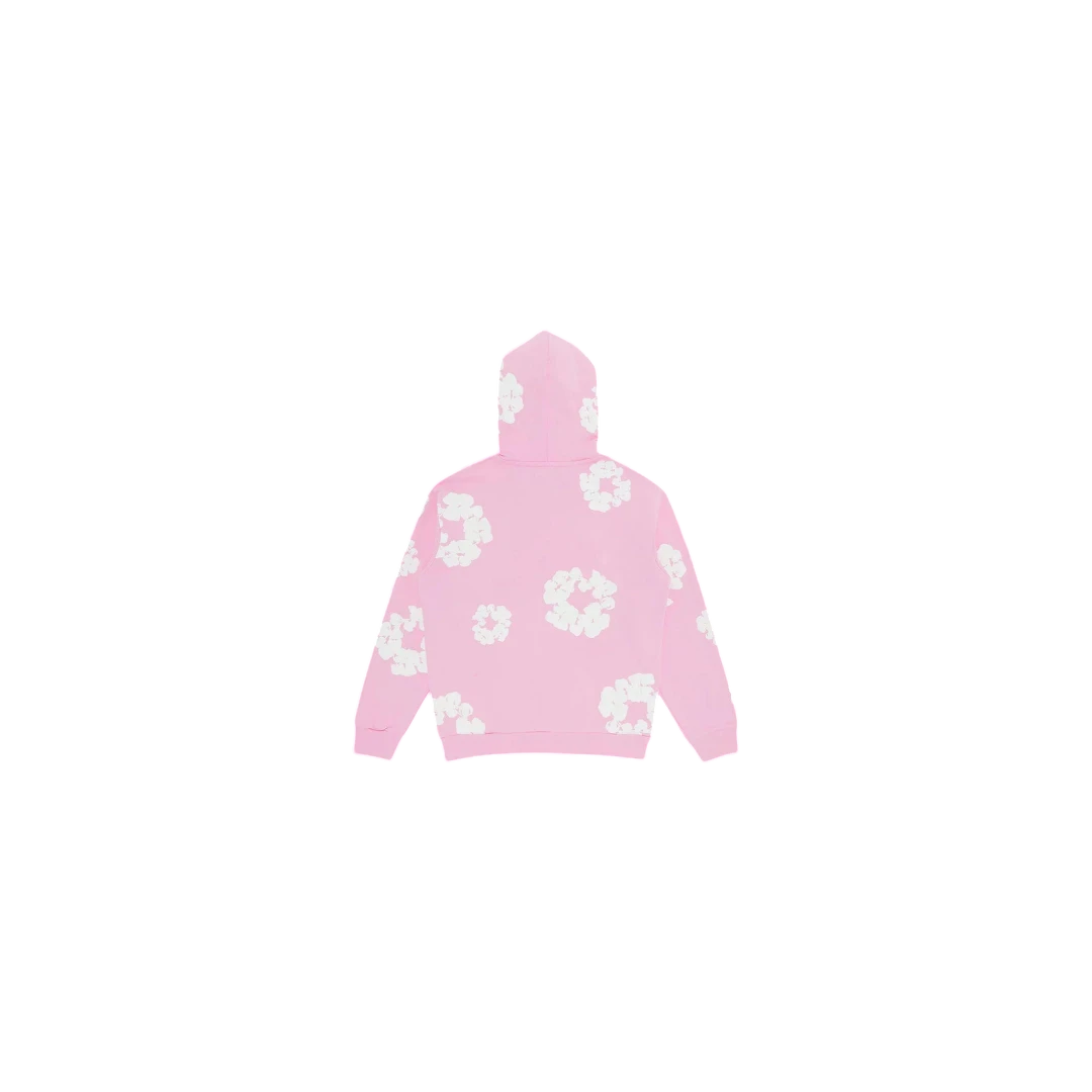 Denim Tear Hoodie Pink