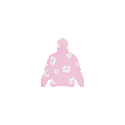 Denim Tear Hoodie Pink