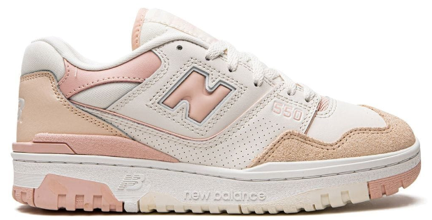 New Balance 550 Unc White Pink