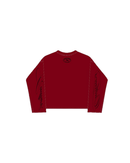 OUTLAWS CULT Signature long sleeve Cherry Red