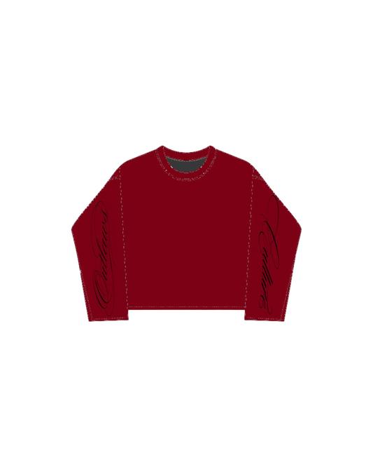 OUTLAWS CULT Signature long sleeve Cherry Red
