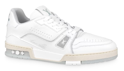 Lv Trainer Sneaker White