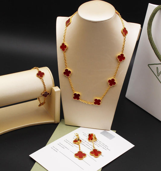 VCA Necklace with Bracelet and Earrings SET