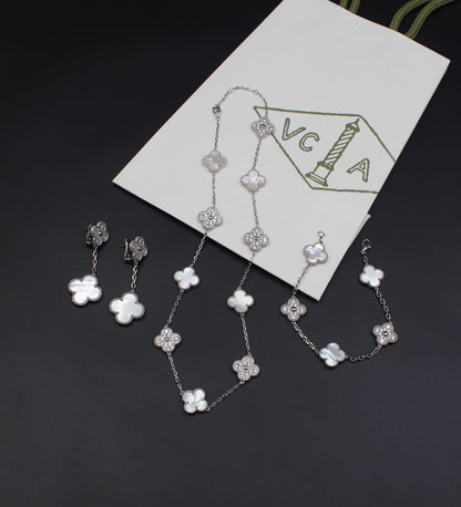 VCA Necklace with Bracelet and Earrings SET