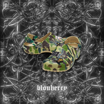 Crocs Classic Clog A Bathing Ape ABC Camo green