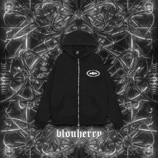 CORTIEZ BLACK JACKET ZIP UP