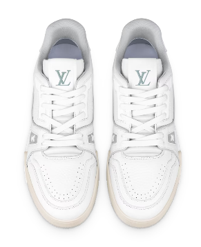 Lv Trainer Sneaker White