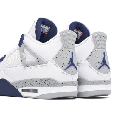 AIR JORDAN 4 RETRO "WHITE MIDNIGHT NAVY"