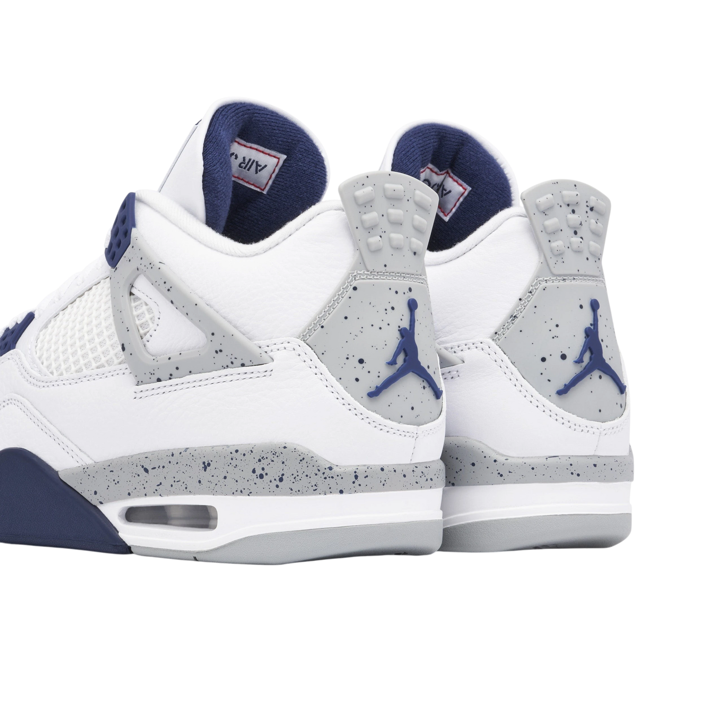 AIR JORDAN 4 RETRO "WHITE MIDNIGHT NAVY"