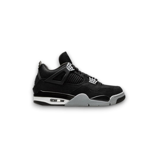 Air Jordan 4 Black Canvas