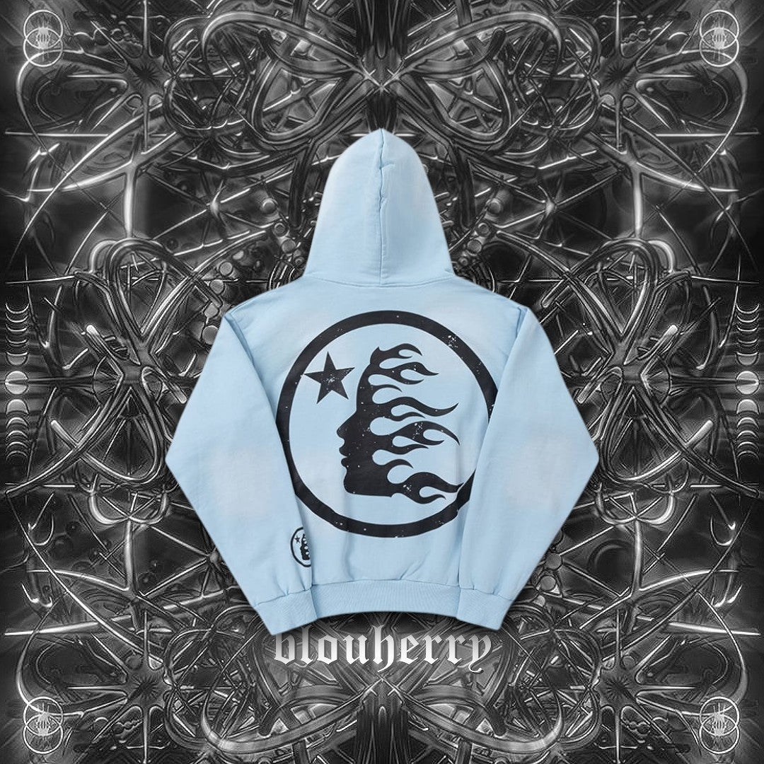 HELLSTAR BLUE HOODIE