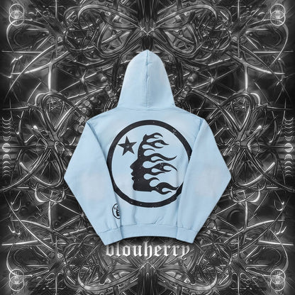 HELLSTAR BLUE HOODIE