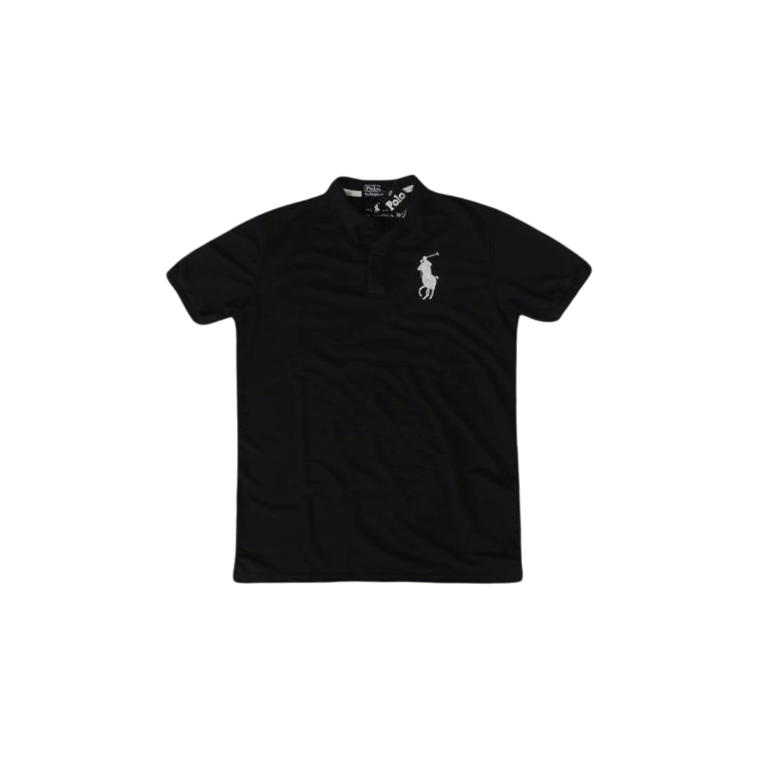 Black mesh Polo