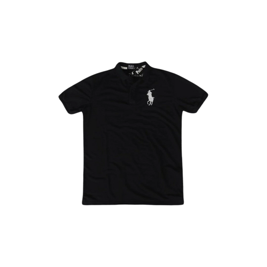 Black mesh Polo