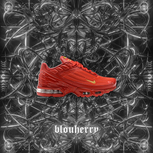 Nike Air Max Plus 3 University Red Metallic Gold