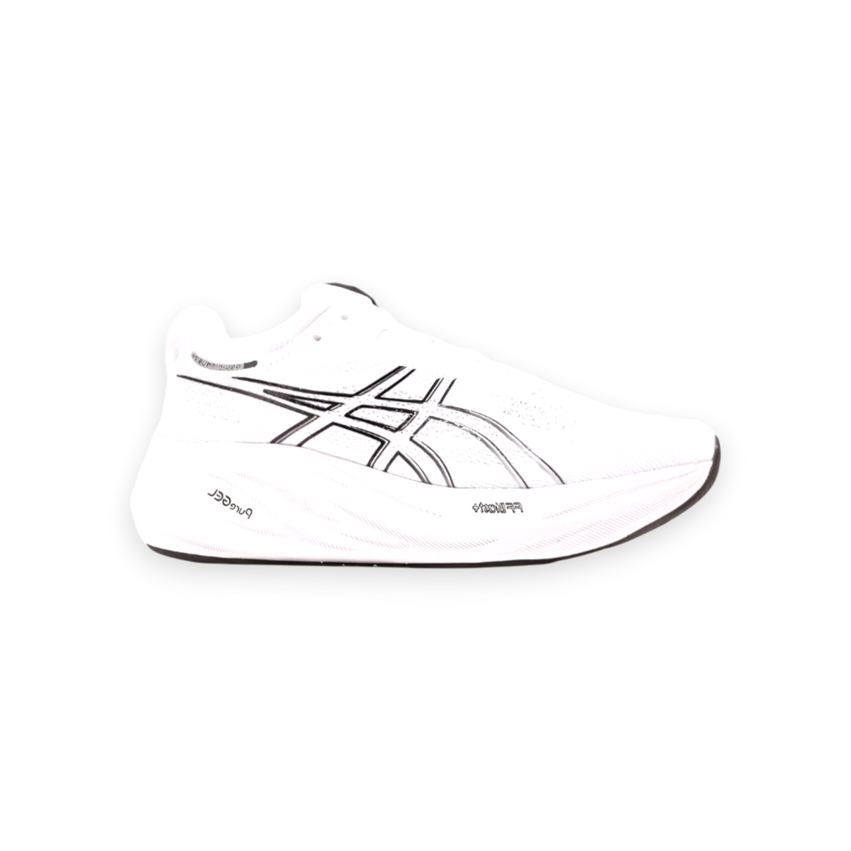 ASICS Gel-Nimbus 27 White / Black