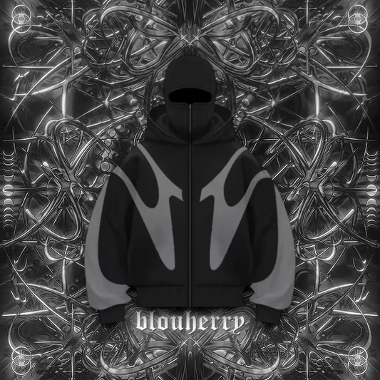 Outlaws balaclava zip up hoodie