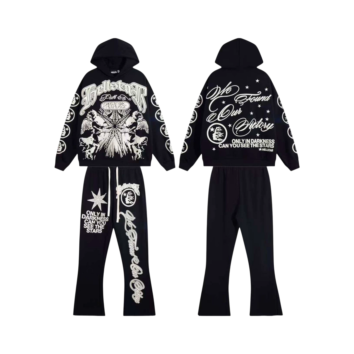 Hellstar Hoodie and Pants "Only in Darkness you can see Stars"