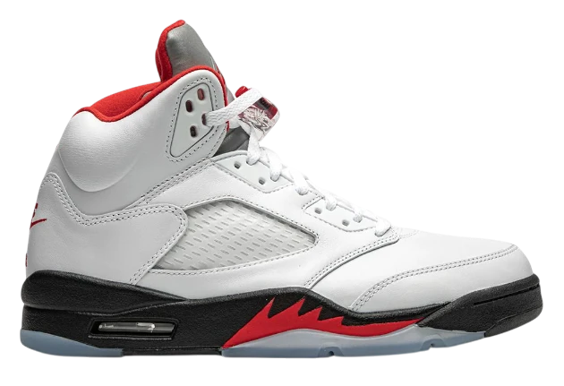 Air Jordan 5 Retro "Fire Red Silver Tongue