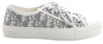 CHRISTIAN DIOR Canvas Oblique Walk'N'Dior Low