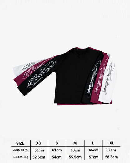 OUTLAWS CULT Signature long sleeve White