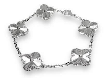 Van Cleef & Arpels Alhambra Bracelet 5 Motifs Guilloché P00004