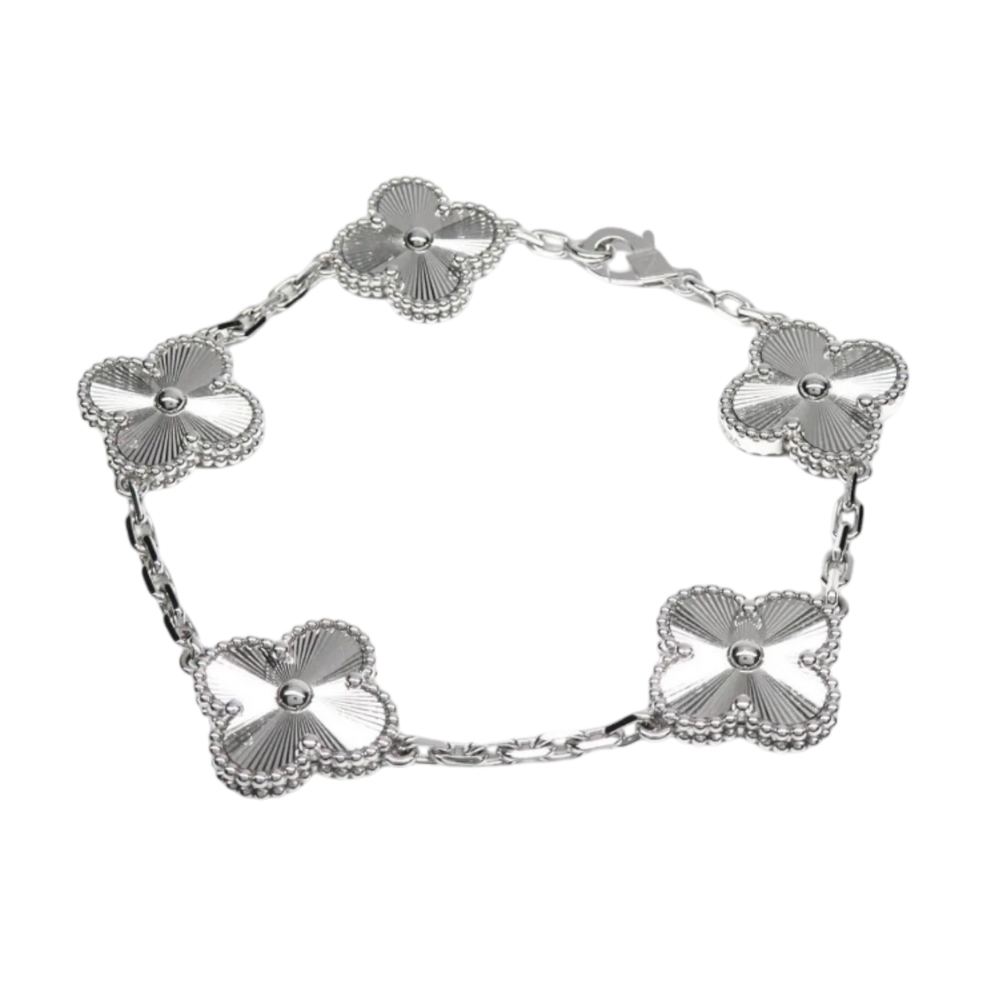 Van Cleef & Arpels Alhambra Bracelet 5 Motifs Guilloché P00004